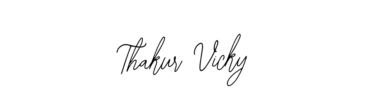 This is the best signature style for the Thakur Vicky name. Also you like these signature font (Bearetta-2O07w). Mix name signature. Thakur Vicky signature style 12 images and pictures png
