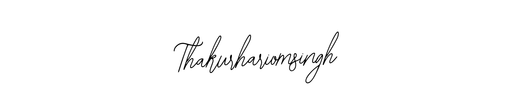 Design your own signature with our free online signature maker. With this signature software, you can create a handwritten (Bearetta-2O07w) signature for name Thakurhariomsingh. Thakurhariomsingh signature style 12 images and pictures png