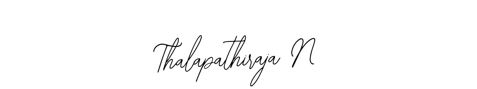 Create a beautiful signature design for name Thalapathiraja N. With this signature (Bearetta-2O07w) fonts, you can make a handwritten signature for free. Thalapathiraja N signature style 12 images and pictures png