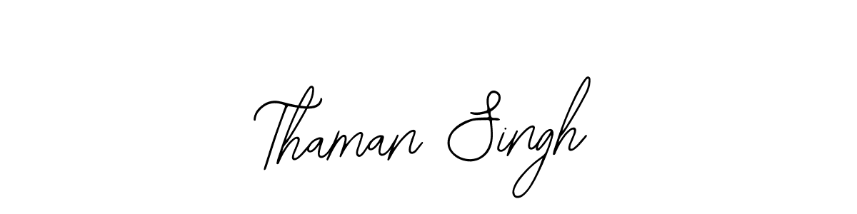 How to make Thaman Singh signature? Bearetta-2O07w is a professional autograph style. Create handwritten signature for Thaman Singh name. Thaman Singh signature style 12 images and pictures png