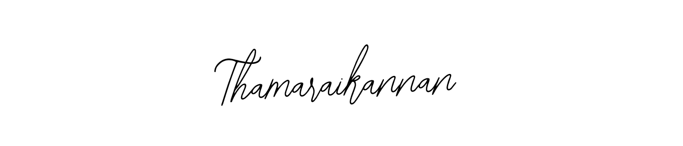 Design your own signature with our free online signature maker. With this signature software, you can create a handwritten (Bearetta-2O07w) signature for name Thamaraikannan. Thamaraikannan signature style 12 images and pictures png