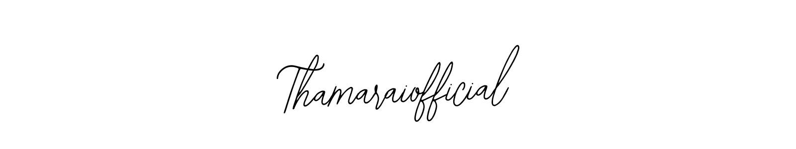 Make a short Thamaraiofficial signature style. Manage your documents anywhere anytime using Bearetta-2O07w. Create and add eSignatures, submit forms, share and send files easily. Thamaraiofficial signature style 12 images and pictures png