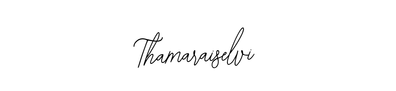 This is the best signature style for the Thamaraiselvi name. Also you like these signature font (Bearetta-2O07w). Mix name signature. Thamaraiselvi signature style 12 images and pictures png