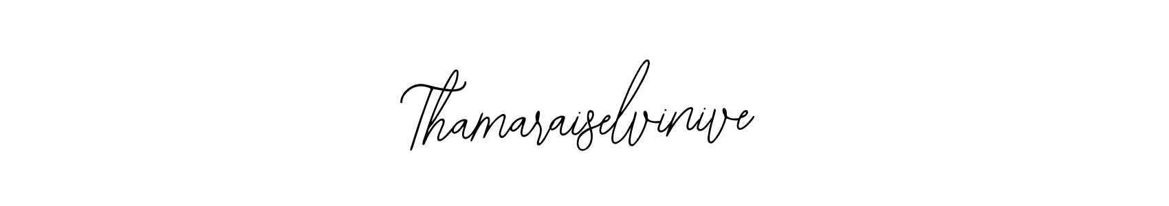 Make a beautiful signature design for name Thamaraiselvinive. With this signature (Bearetta-2O07w) style, you can create a handwritten signature for free. Thamaraiselvinive signature style 12 images and pictures png