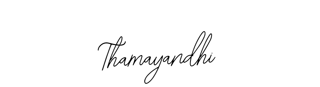 Similarly Bearetta-2O07w is the best handwritten signature design. Signature creator online .You can use it as an online autograph creator for name Thamayandhi. Thamayandhi signature style 12 images and pictures png