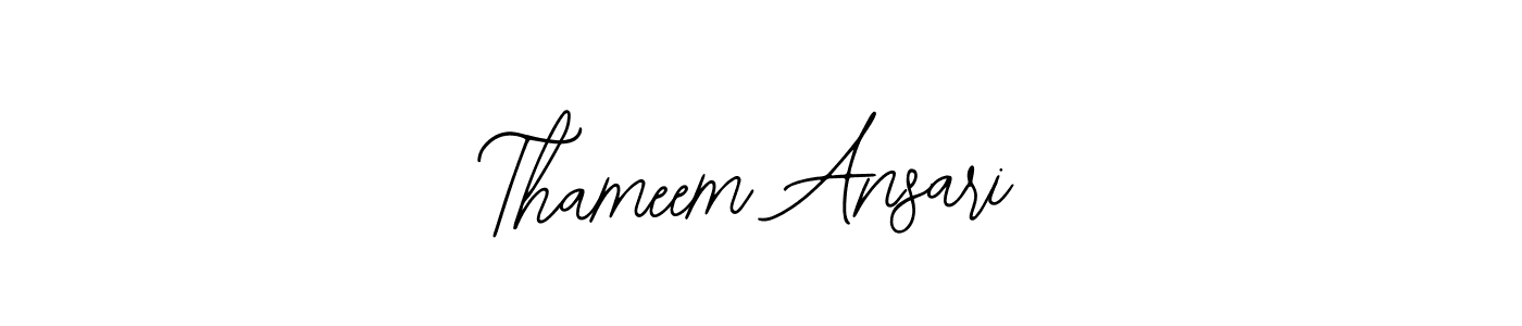 Create a beautiful signature design for name Thameem Ansari. With this signature (Bearetta-2O07w) fonts, you can make a handwritten signature for free. Thameem Ansari signature style 12 images and pictures png