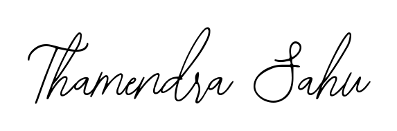 A modern signature idea for name Thamendra Sahu using Bearetta-2O07w font. Clean strokes and elegant curves make it stand out instantly. Thamendra Sahu signature style 12 images and pictures png