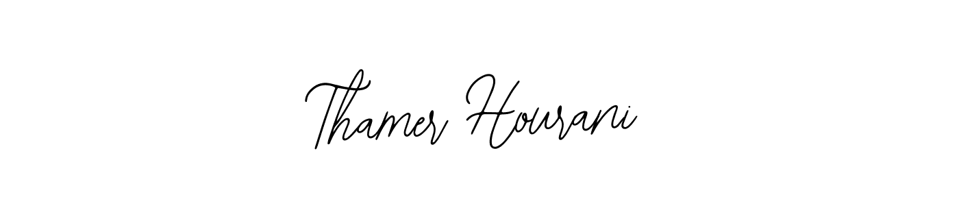 Make a beautiful signature design for name Thamer Hourani. With this signature (Bearetta-2O07w) style, you can create a handwritten signature for free. Thamer Hourani signature style 12 images and pictures png