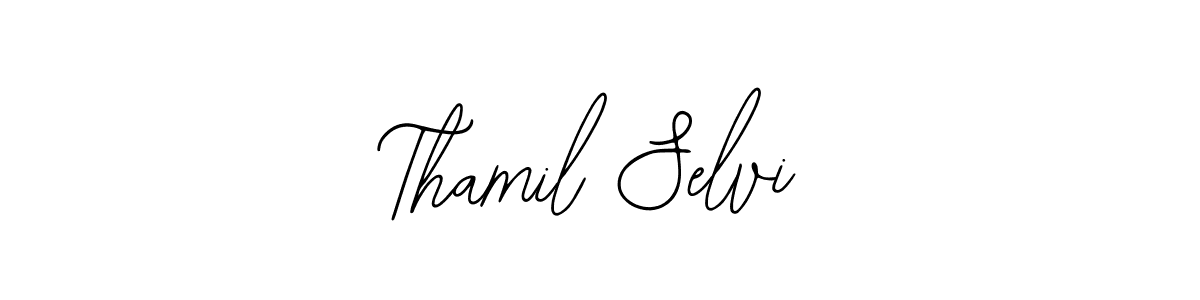 Design your own signature with our free online signature maker. With this signature software, you can create a handwritten (Bearetta-2O07w) signature for name Thamil Selvi. Thamil Selvi signature style 12 images and pictures png