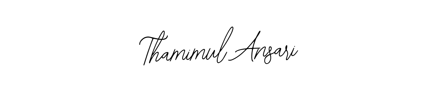 You can use this online signature creator to create a handwritten signature for the name Thamimul Ansari. This is the best online autograph maker. Thamimul Ansari signature style 12 images and pictures png