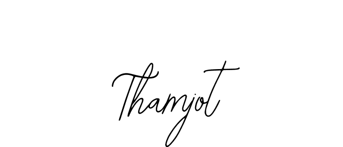 Also You can easily find your signature by using the search form. We will create Thamjot name handwritten signature images for you free of cost using Bearetta-2O07w sign style. Thamjot signature style 12 images and pictures png