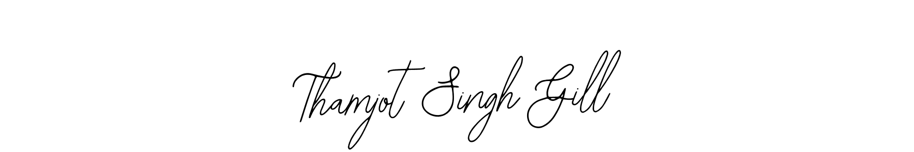 Thamjot Singh Gill stylish signature style. Best Handwritten Sign (Bearetta-2O07w) for my name. Handwritten Signature Collection Ideas for my name Thamjot Singh Gill. Thamjot Singh Gill signature style 12 images and pictures png