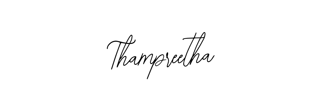 How to make Thampreetha signature? Bearetta-2O07w is a professional autograph style. Create handwritten signature for Thampreetha name. Thampreetha signature style 12 images and pictures png