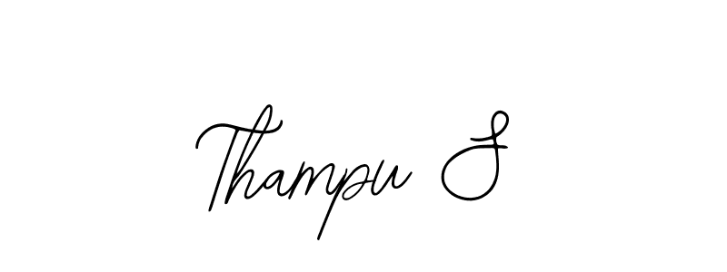 Here are the top 10 professional signature styles for the name Thampu S. These are the best autograph styles you can use for your name. Thampu S signature style 12 images and pictures png