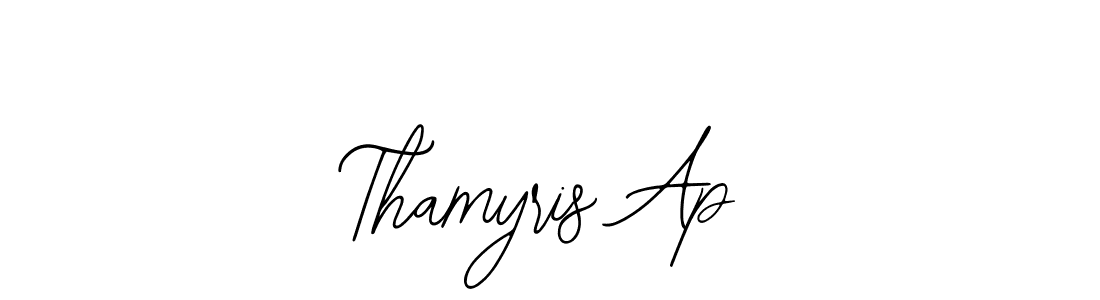Make a beautiful signature design for name Thamyris Ap. With this signature (Bearetta-2O07w) style, you can create a handwritten signature for free. Thamyris Ap signature style 12 images and pictures png