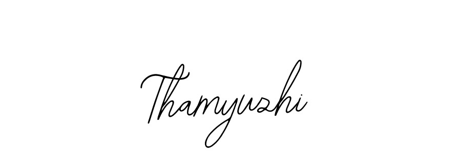 Also we have Thamyuzhi name is the best signature style. Create professional handwritten signature collection using Bearetta-2O07w autograph style. Thamyuzhi signature style 12 images and pictures png