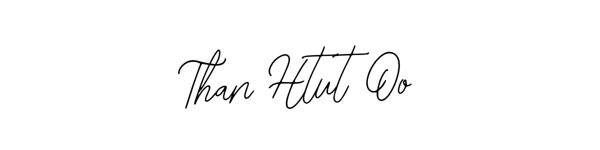 How to make Than Htut Oo name signature. Use Bearetta-2O07w style for creating short signs online. This is the latest handwritten sign. Than Htut Oo signature style 12 images and pictures png