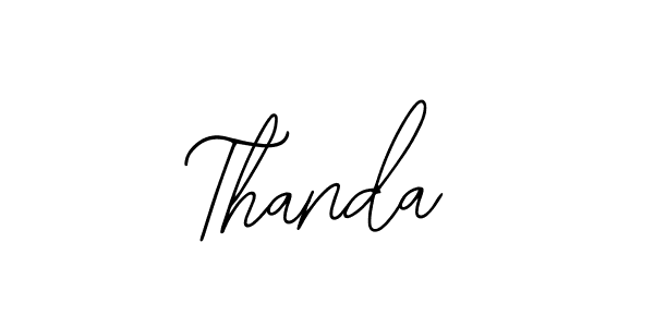 Thanda stylish signature style. Best Handwritten Sign (Bearetta-2O07w) for my name. Handwritten Signature Collection Ideas for my name Thanda. Thanda signature style 12 images and pictures png