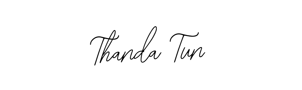 Create a beautiful signature design for name Thanda Tun. With this signature (Bearetta-2O07w) fonts, you can make a handwritten signature for free. Thanda Tun signature style 12 images and pictures png