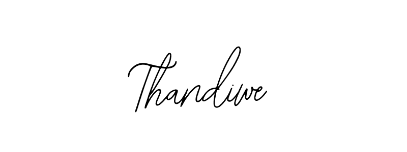 Make a beautiful signature design for name Thandiwe. With this signature (Bearetta-2O07w) style, you can create a handwritten signature for free. Thandiwe signature style 12 images and pictures png