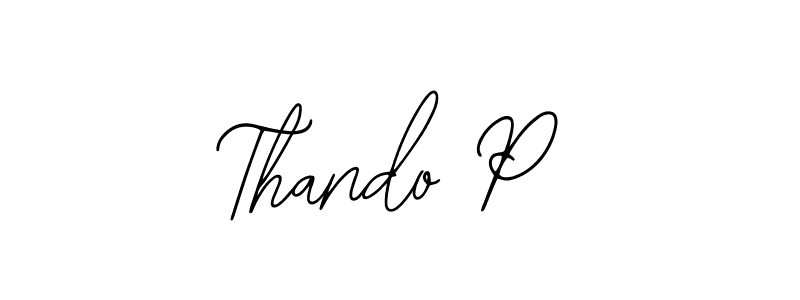 You can use this online signature creator to create a handwritten signature for the name Thando P. This is the best online autograph maker. Thando P signature style 12 images and pictures png