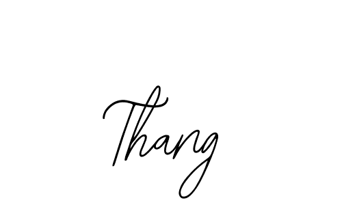 Create a beautiful signature design for name Thang. With this signature (Bearetta-2O07w) fonts, you can make a handwritten signature for free. Thang signature style 12 images and pictures png