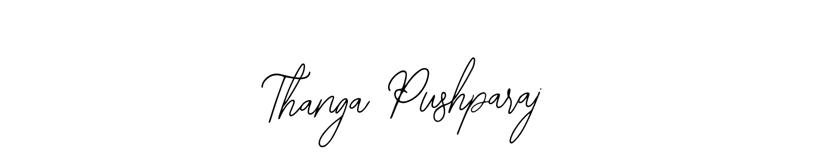 How to Draw Thanga Pushparaj signature style? Bearetta-2O07w is a latest design signature styles for name Thanga Pushparaj. Thanga Pushparaj signature style 12 images and pictures png