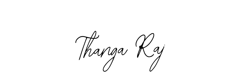 Design your own signature with our free online signature maker. With this signature software, you can create a handwritten (Bearetta-2O07w) signature for name Thanga Raj. Thanga Raj signature style 12 images and pictures png