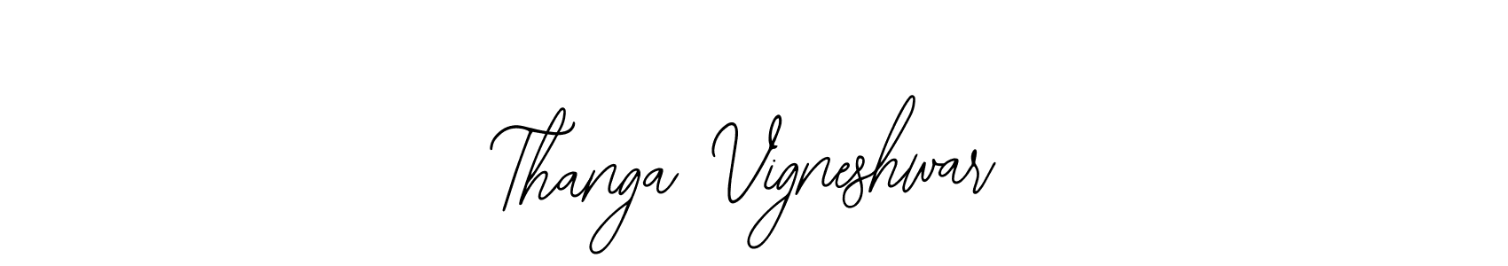 Also You can easily find your signature by using the search form. We will create Thanga Vigneshwar name handwritten signature images for you free of cost using Bearetta-2O07w sign style. Thanga Vigneshwar signature style 12 images and pictures png