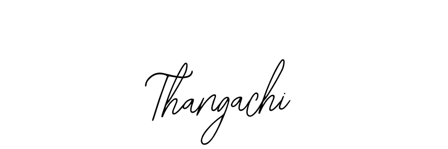 How to make Thangachi signature? Bearetta-2O07w is a professional autograph style. Create handwritten signature for Thangachi name. Thangachi signature style 12 images and pictures png