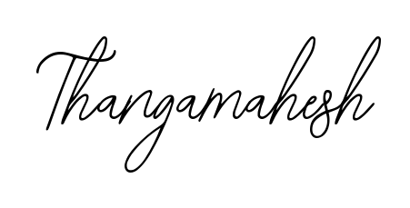 The best way (Bearetta-2O07w) to make a short signature is to pick only two or three words in your name. For converting this name Thangamahesh. Thangamahesh signature style 12 images and pictures png