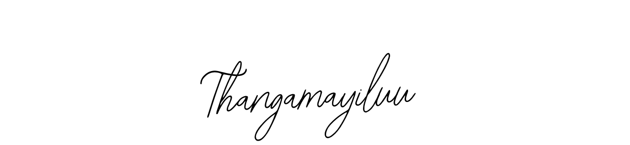 This is the best signature style for the Thangamayiluu name. Also you like these signature font (Bearetta-2O07w). Mix name signature. Thangamayiluu signature style 12 images and pictures png