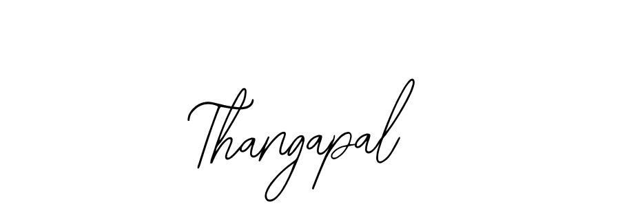 How to make Thangapal signature? Bearetta-2O07w is a professional autograph style. Create handwritten signature for Thangapal name. Thangapal signature style 12 images and pictures png