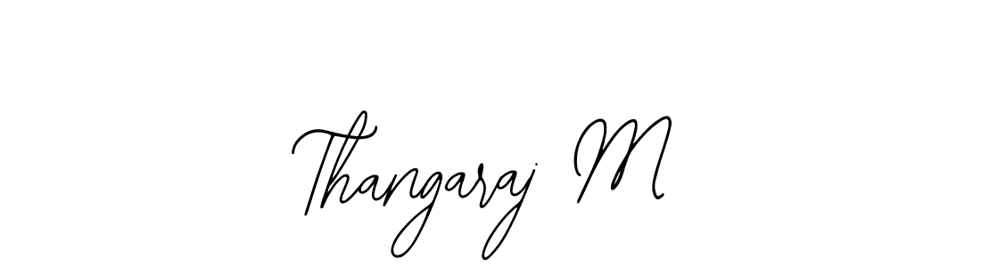 How to make Thangaraj M signature? Bearetta-2O07w is a professional autograph style. Create handwritten signature for Thangaraj M name. Thangaraj M signature style 12 images and pictures png