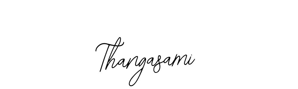 How to make Thangasami signature? Bearetta-2O07w is a professional autograph style. Create handwritten signature for Thangasami name. Thangasami signature style 12 images and pictures png