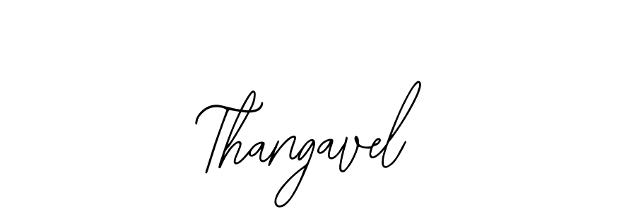How to make Thangavel signature? Bearetta-2O07w is a professional autograph style. Create handwritten signature for Thangavel name. Thangavel signature style 12 images and pictures png