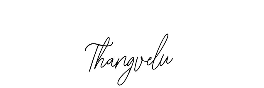 Also we have Thangvelu name is the best signature style. Create professional handwritten signature collection using Bearetta-2O07w autograph style. Thangvelu signature style 12 images and pictures png