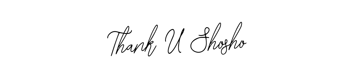 Make a beautiful signature design for name Thank U Shosho. Use this online signature maker to create a handwritten signature for free. Thank U Shosho signature style 12 images and pictures png