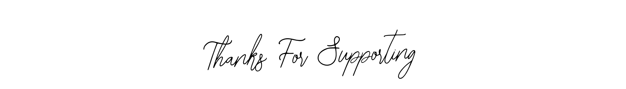 You can use this online signature creator to create a handwritten signature for the name Thanks For Supporting. This is the best online autograph maker. Thanks For Supporting signature style 12 images and pictures png