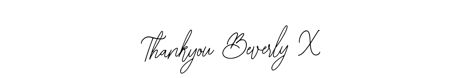 It looks lik you need a new signature style for name Thankyou Beverly X. Design unique handwritten (Bearetta-2O07w) signature with our free signature maker in just a few clicks. Thankyou Beverly X signature style 12 images and pictures png