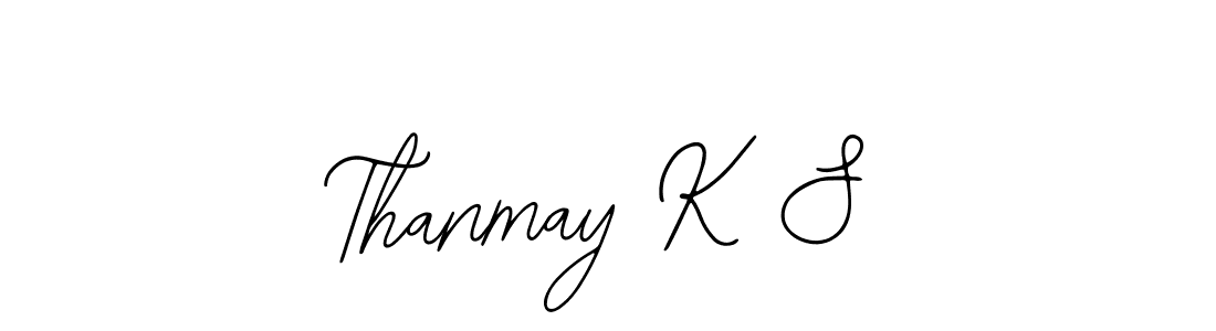 Best and Professional Signature Style for Thanmay K S. Bearetta-2O07w Best Signature Style Collection. Thanmay K S signature style 12 images and pictures png
