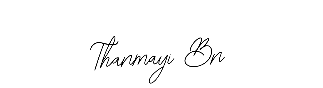 Make a beautiful signature design for name Thanmayi Bn. With this signature (Bearetta-2O07w) style, you can create a handwritten signature for free. Thanmayi Bn signature style 12 images and pictures png