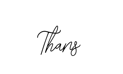 Thans stylish signature style. Best Handwritten Sign (Bearetta-2O07w) for my name. Handwritten Signature Collection Ideas for my name Thans. Thans signature style 12 images and pictures png