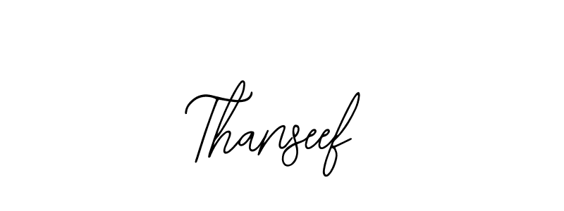 Make a beautiful signature design for name Thanseef. With this signature (Bearetta-2O07w) style, you can create a handwritten signature for free. Thanseef signature style 12 images and pictures png