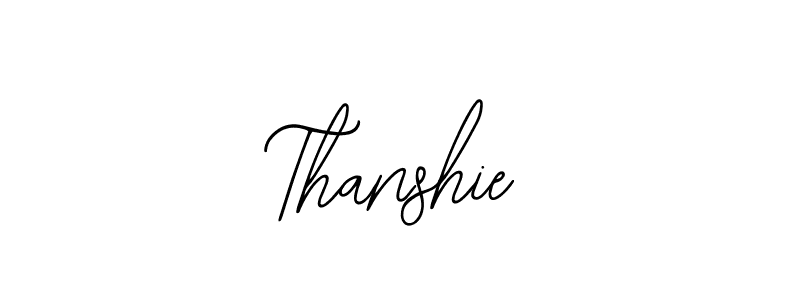 if you are searching for the best signature style for your name Thanshie. so please give up your signature search. here we have designed multiple signature styles  using Bearetta-2O07w. Thanshie signature style 12 images and pictures png