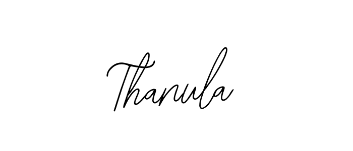 Make a beautiful signature design for name Thanula. With this signature (Bearetta-2O07w) style, you can create a handwritten signature for free. Thanula signature style 12 images and pictures png