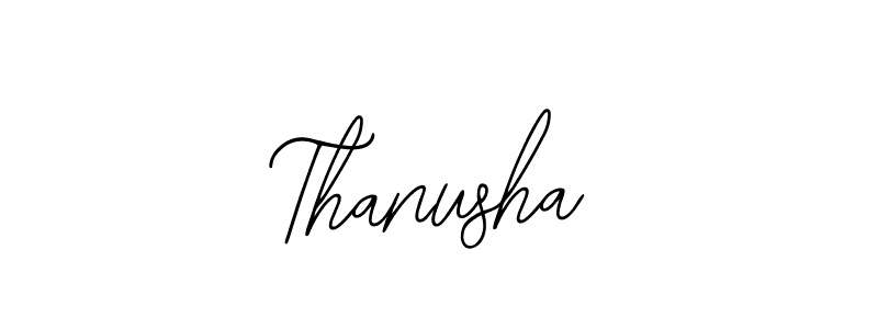 Make a short Thanusha signature style. Manage your documents anywhere anytime using Bearetta-2O07w. Create and add eSignatures, submit forms, share and send files easily. Thanusha signature style 12 images and pictures png