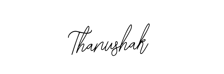 You should practise on your own different ways (Bearetta-2O07w) to write your name (Thanushak) in signature. don't let someone else do it for you. Thanushak signature style 12 images and pictures png