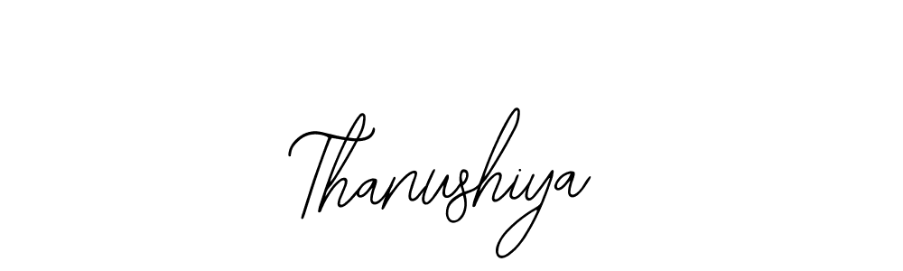 Make a beautiful signature design for name Thanushiya. With this signature (Bearetta-2O07w) style, you can create a handwritten signature for free. Thanushiya signature style 12 images and pictures png