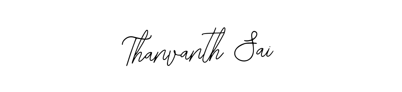 How to make Thanvanth Sai signature? Bearetta-2O07w is a professional autograph style. Create handwritten signature for Thanvanth Sai name. Thanvanth Sai signature style 12 images and pictures png